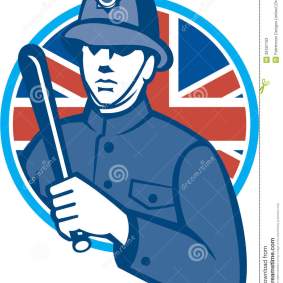 british-bobby-policeman-truncheon-flag-illustration-london-police-officer-man-wielding-baton-also-called-cosh-billystick-32497103